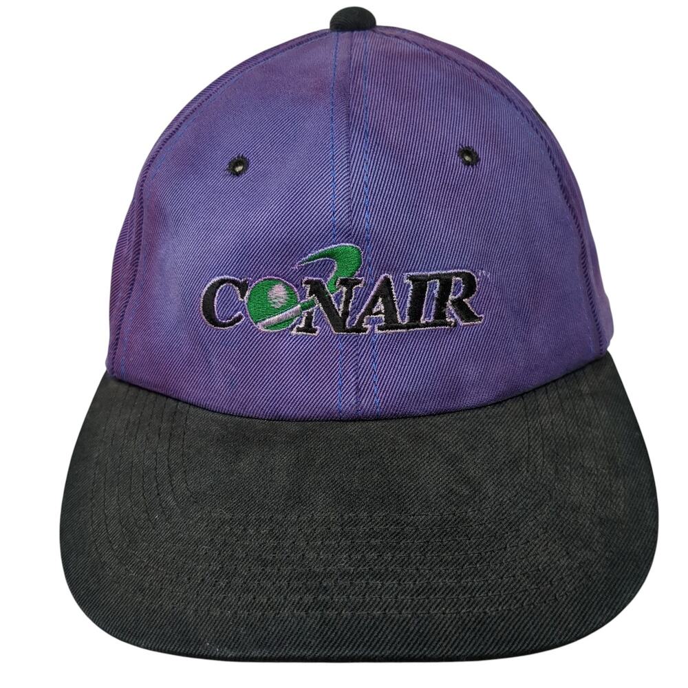 Conair Slideback Baseball Cap Purple One Size Adjustable Embroidered Luna Pier